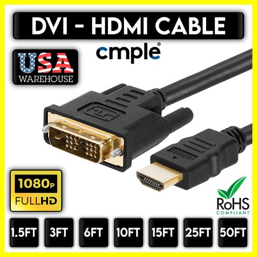 Dvi hdmi cable - hdmi, to